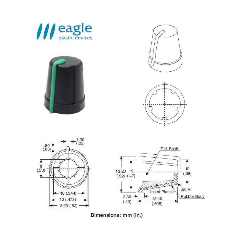 EAGLE Plastic ''soft touch'', GREEN line