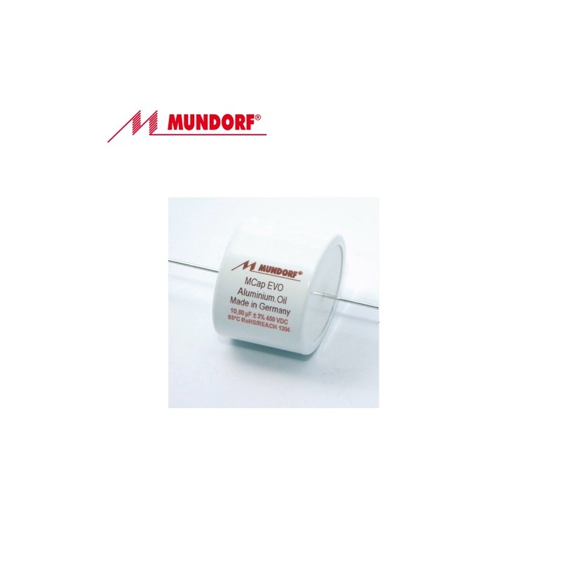 Mundorf MCAP EVO OIL 0,22uF 450V, condensatore polipropilene, MEO-0,22T4.450