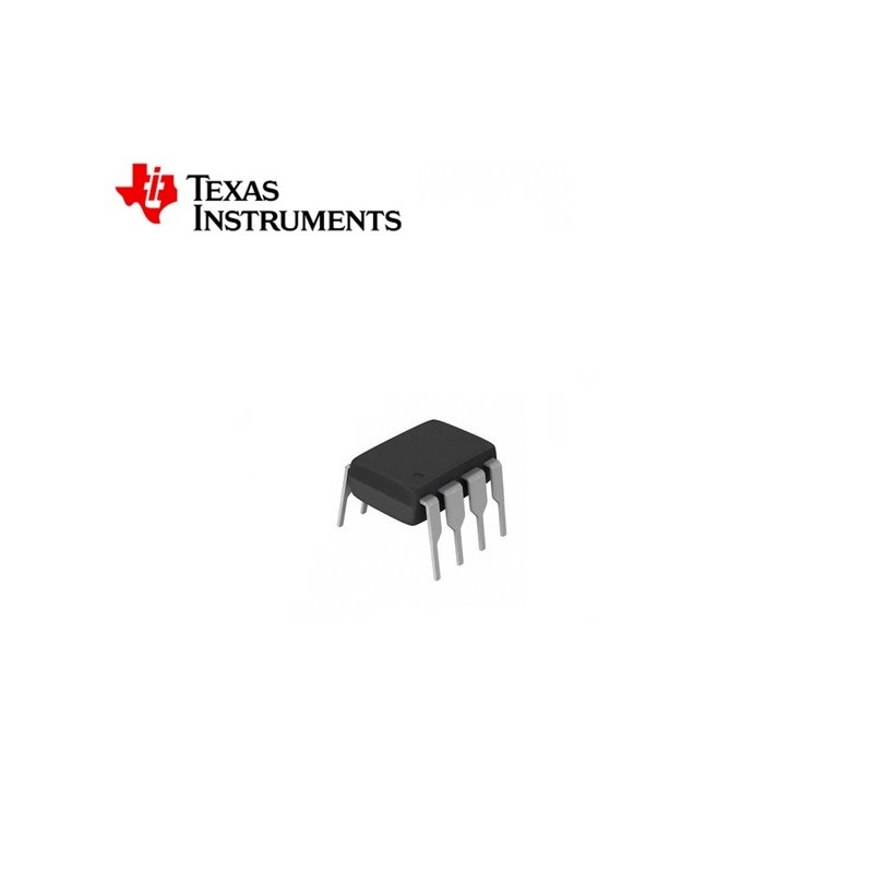 Integrato TL022CP, OP-AMP, Texas Instruments (DIP8)