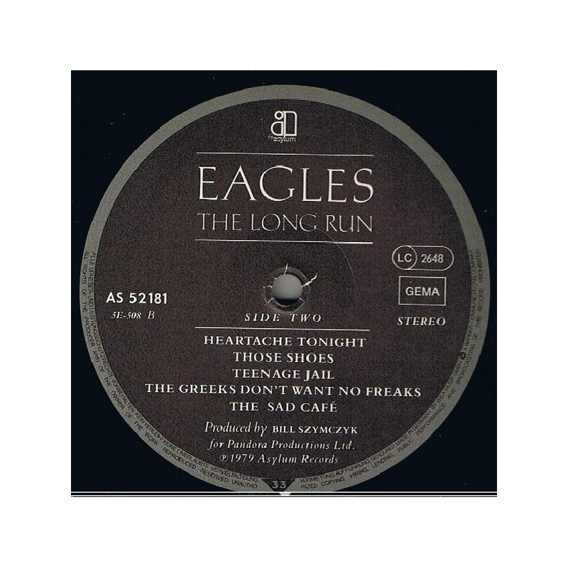 Eagles『The Long Run 』 LPレコード - 洋楽