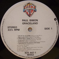 Paul Simon – Graceland, LP, Warner Bros. 07599254471