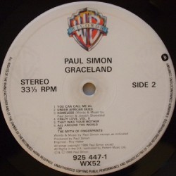 Paul Simon – Graceland, LP, Warner Bros. 07599254471