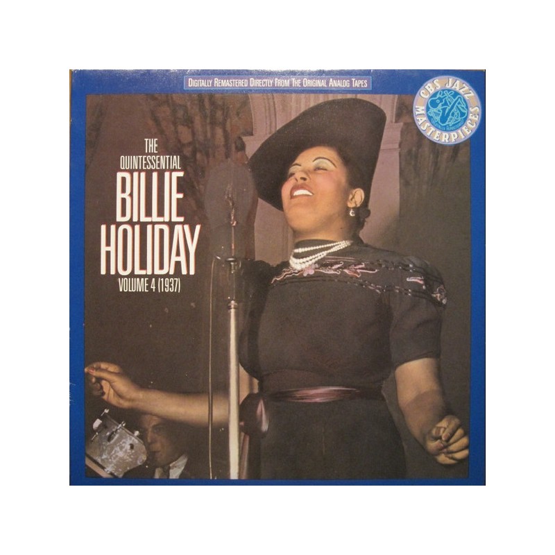 Billie Holiday – The Quintessential Billie Holiday Volume 4 (1937), LP, CBS 463333-1