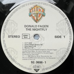 Donald Fagen – The Nightfly, LP, Warner Bros. W-3696