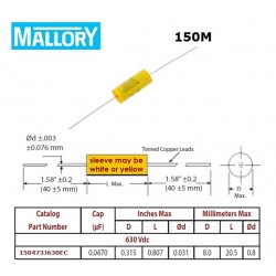 Mallory '150', 0,047uF/630V...