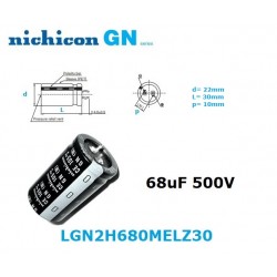Nichicon GN 68uF 500V,...