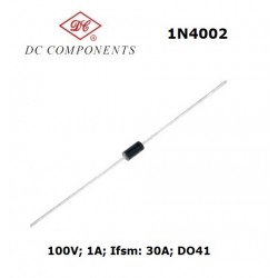 DC Components 1N4002, diodo...