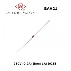 DC Components BAV21, diodo...