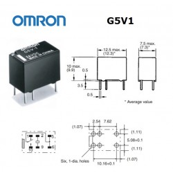 Omron G5V1-12, Relay SPDT...
