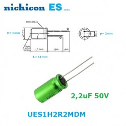 Nichicon Muse ES 2,2uF 50V,...