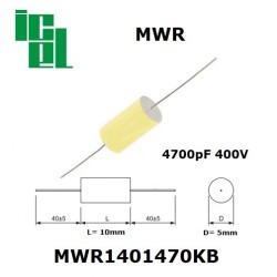 ICEL MWR 4700pF 400V 10%,...