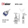 Daier MTS-103 miniature ON-OFF-ON toggle switch, solder pins
