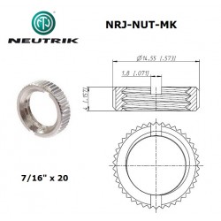 Neutrik NRJ-NUT-MK, dado...