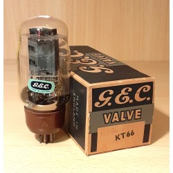 GEC UK KT66, valvola amplificatrice selezionata
