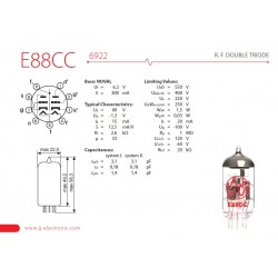 JJ Electronic E88CC GOLD