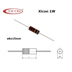 Xicon 4K7 1W, resistenza ad...