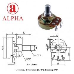 Alpha 24mm 3/8" bushing