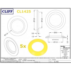 5x Cliff CL1425, rondella...